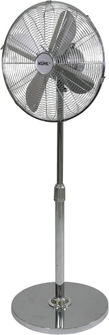 KÜHL 16" Electric Pedestal Fan | 3 Speed Settings | 80° Oscillation | Adjustable Standing Fan | Easy to Assemble | Home & Office