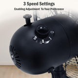 KÜHL 16" Electric Pedestal Fan | 3 Speed Settings | 80° Oscillation | Adjustable Standing Fan | Easy to Assemble | Home & Office