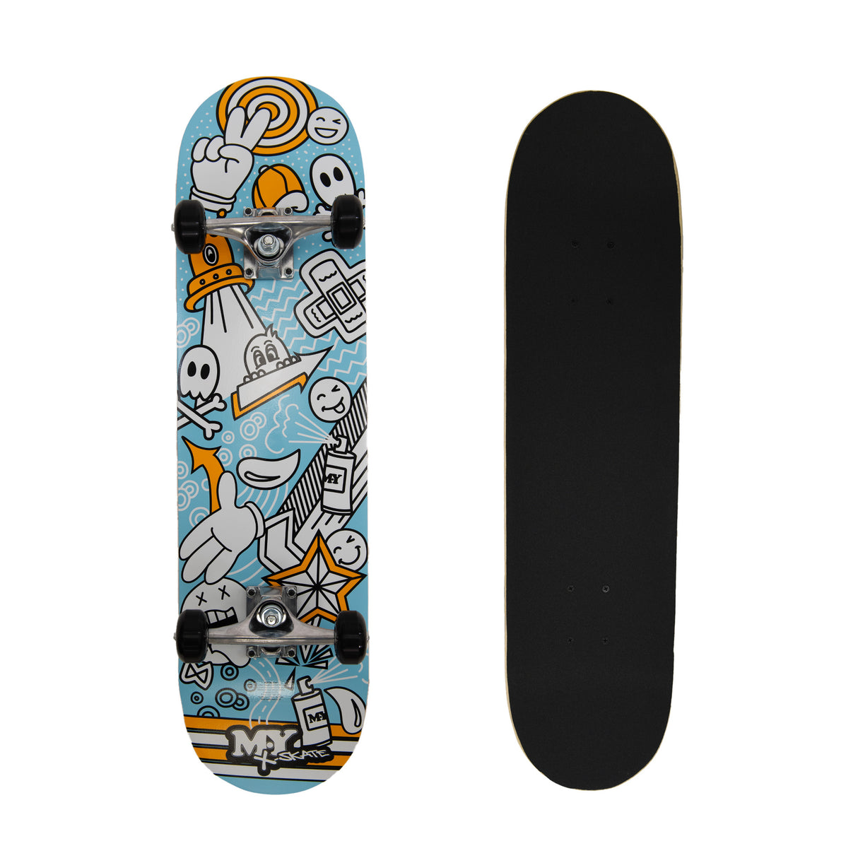 31" Double Kick Skateboard