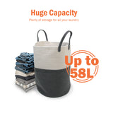 Large Foldable Laundry Bin with Handles
