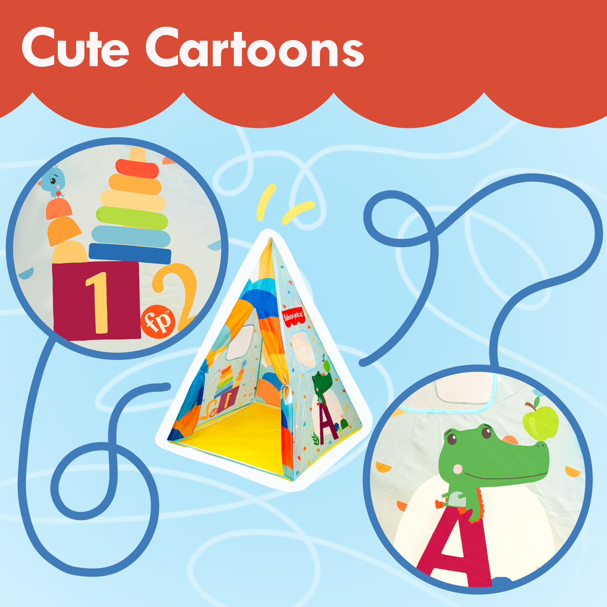 Fisher-Price Tee-Pee Play Tent