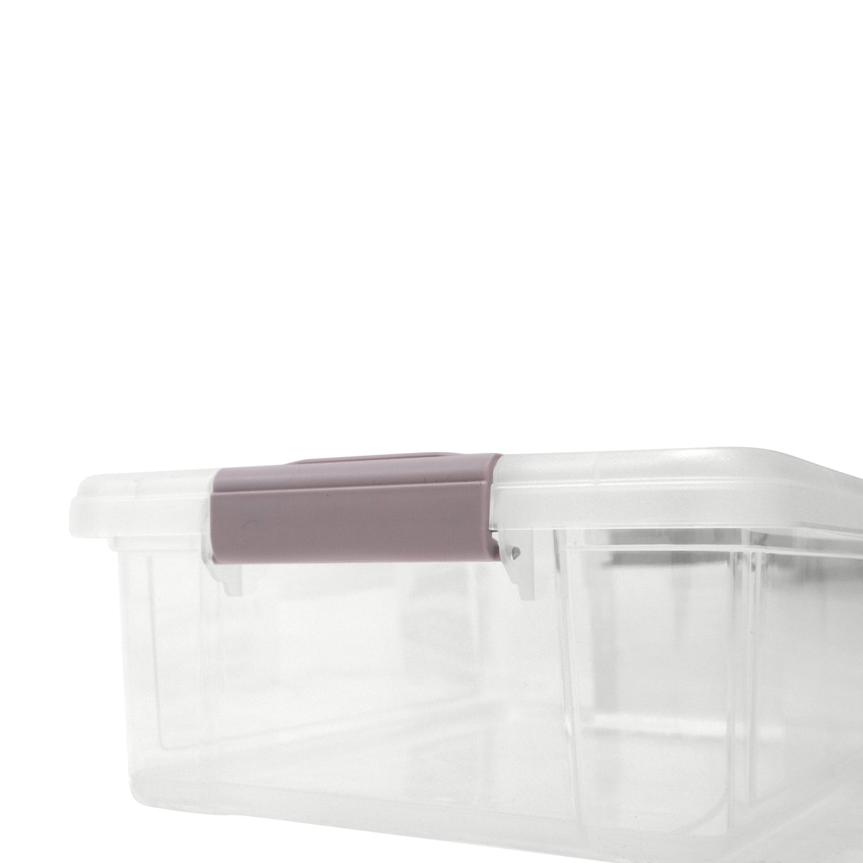Plastic Storage Box with Lids | Stackable Clear Containers for Kitchen, Office, Crafts, Tools & Household Essentials (6 Litre)