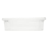 Plastic Storage Box with Lids | Stackable Clear Containers for Kitchen, Office, Crafts, Tools & Household Essentials (6 Litre)