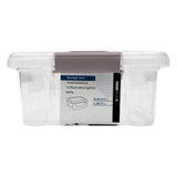 Plastic Storage Box with Lids | Stackable Clear Containers for Kitchen, Office, Crafts, Tools & Household Essentials (6 Litre)