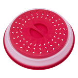 Microwave Cover for Food Collapsible Microwave Splatter Cover with Steam Vents Microwave Colander BPA Free - Assorted Colours