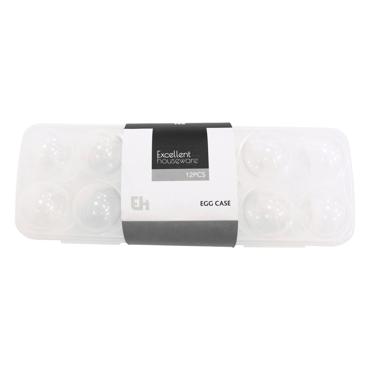 Clear Egg Storage Box | Covered 12 Egg Holder for Refrigerator | Single or Two Set | Stackable Plastic Tray | BPA-Free Transparent Container