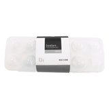 Clear Egg Storage Box | Covered 12 Egg Holder for Refrigerator | Single or Two Set | Stackable Plastic Tray | BPA-Free Transparent Container