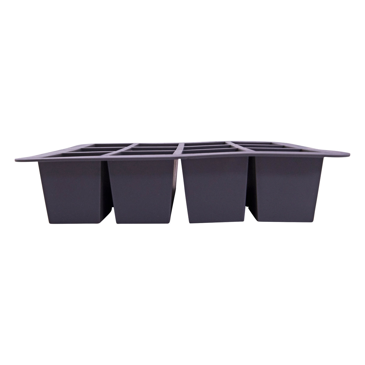 Black Silicone 12 Square Ice Cube Tray – Flexible, Easy Release Ice Cube Moulds - Perfect for Whiskey, Cocktails & Cold Drinks (12 Cubes (Square))