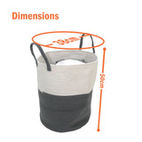 Large Foldable Laundry Bin with Handles