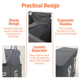 2 Section Double Laundry Hamper