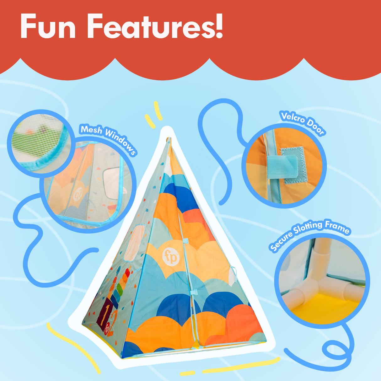 Fisher-Price Tee-Pee Play Tent