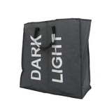 2 Section Grey Double Laundry Hamper