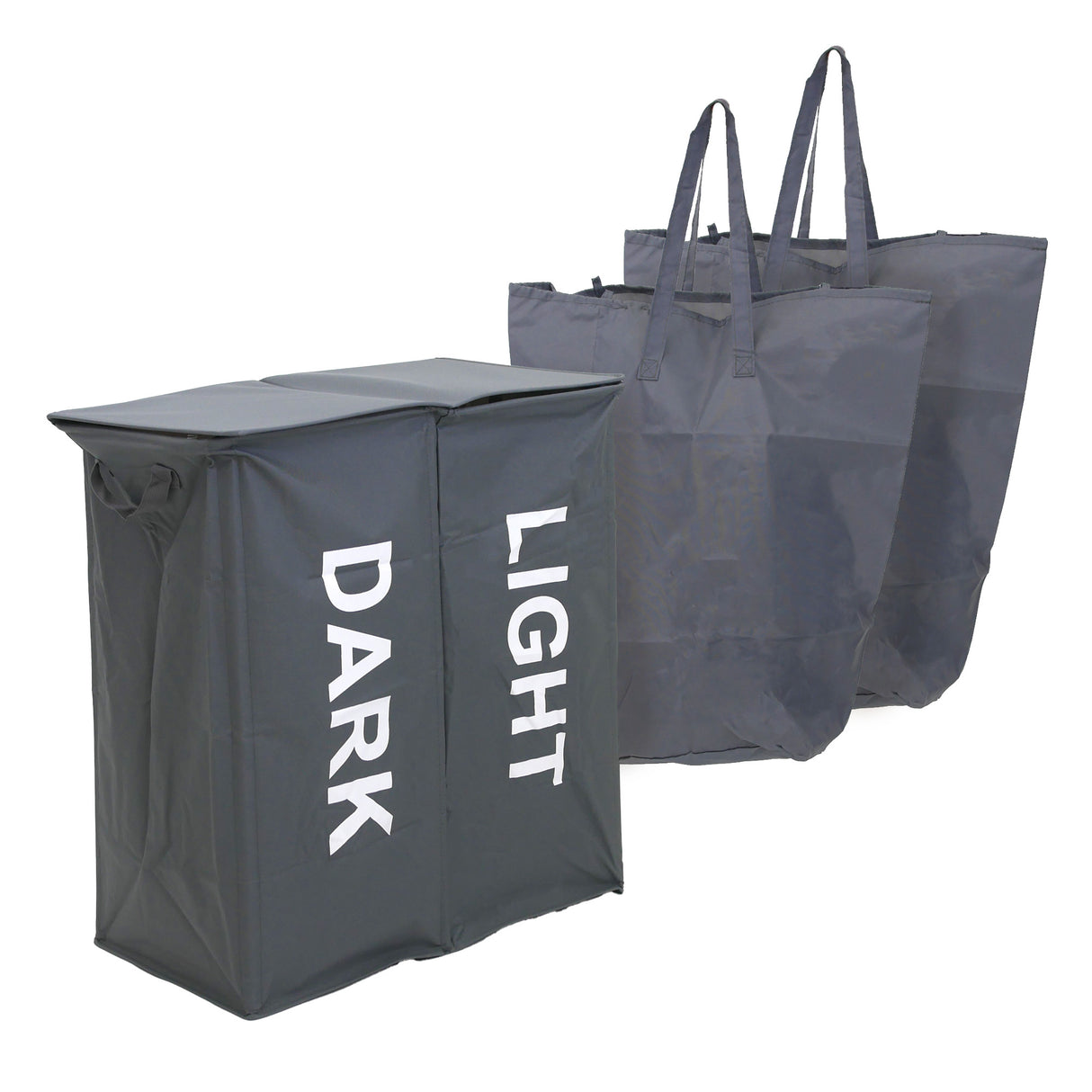2 Section Double Laundry Hamper