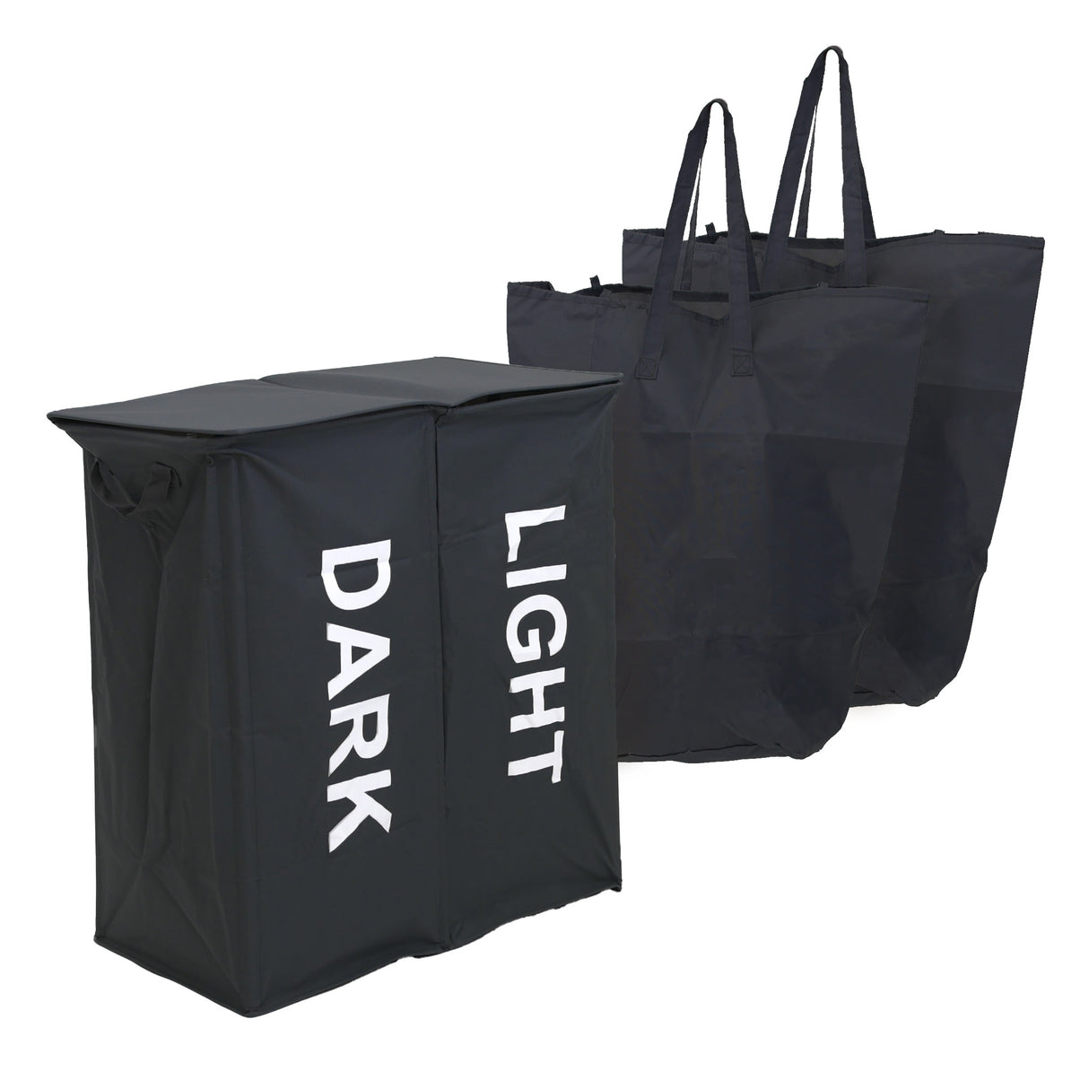 2 Section Double Laundry Hamper