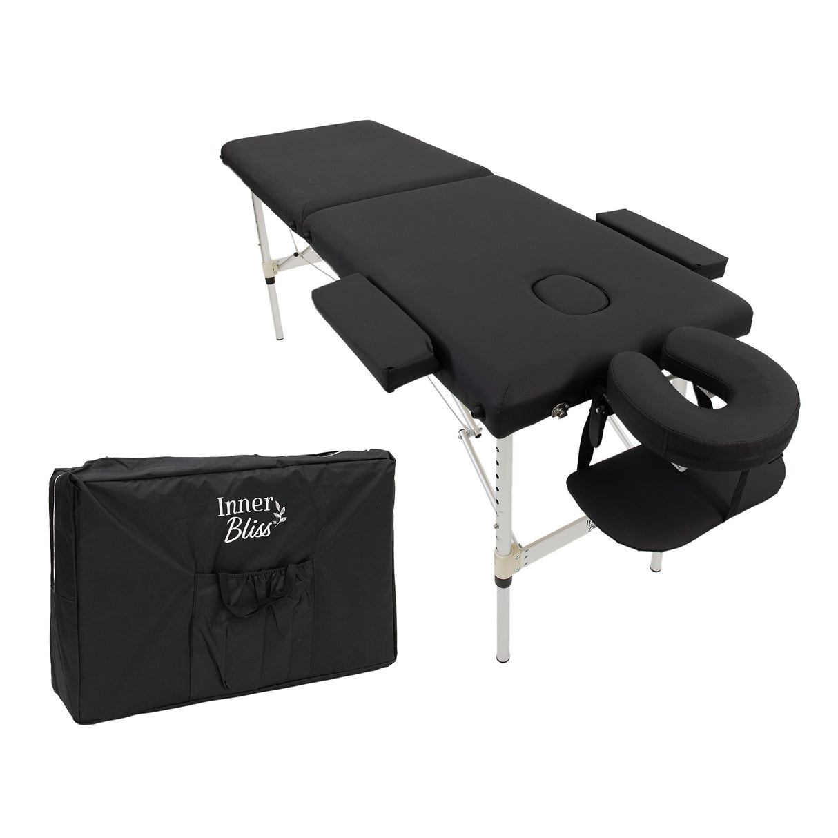 Portable 2 Section Aluminium Massage Table