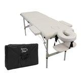 Portable 2 Section Aluminium Massage Table