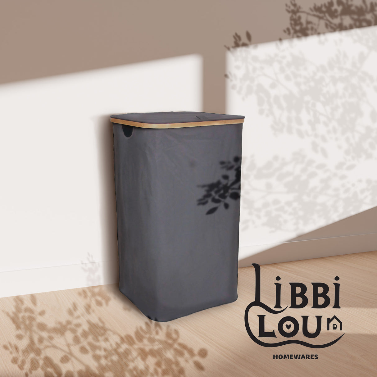 Bamboo Laundry Basket With Removeable Inner Bag
