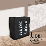 2 Section Black Double Laundry Hamper
