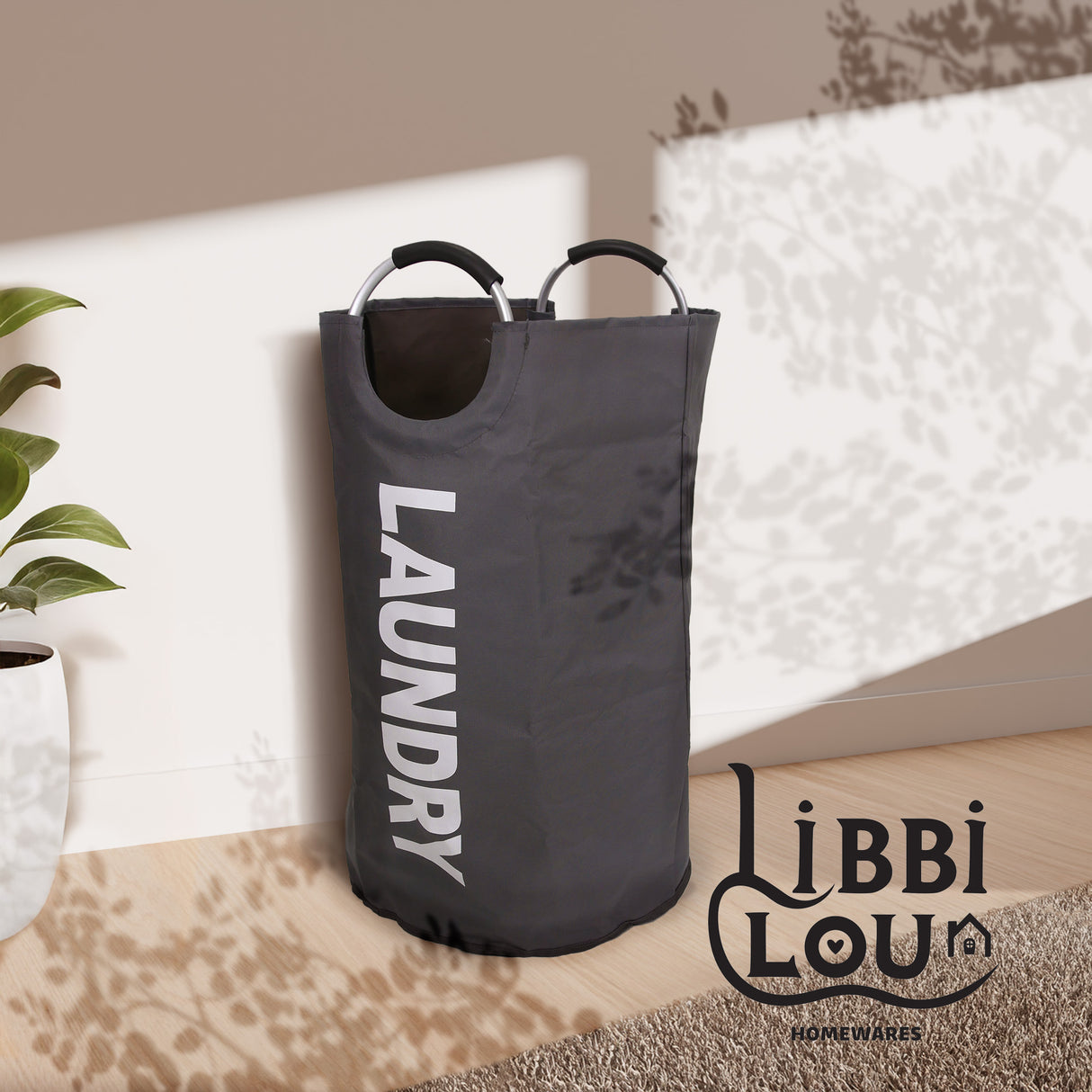 125L Grey Laundry Bag