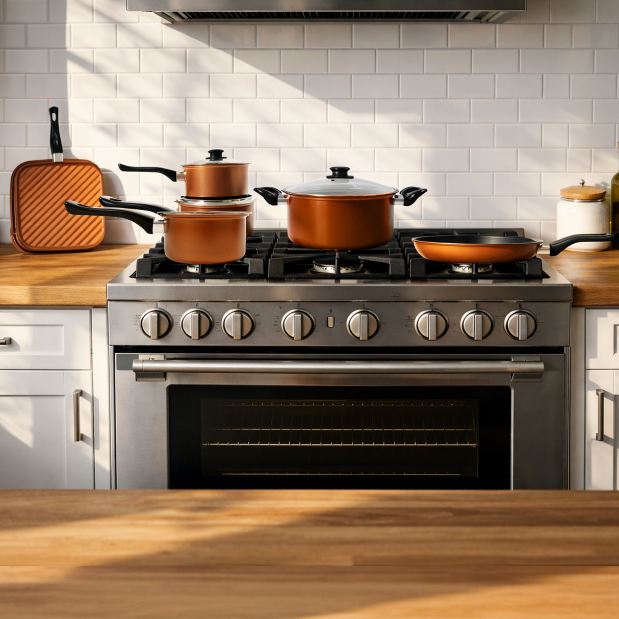 10 Piece Non Stick Pots & Pans Starter Set