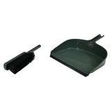 Dustpan and Brush Set – Durable Cleaning Set with Soft Bristles & Ergonomic Handle – Indoor & Outdoor Use – Compact & Efficient Sweeping for Home, Kitchen, Office, and Garage