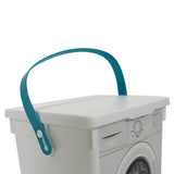Drying Peg Storage Box Container 5L – Peg Basket Box Compact Organiser for Clothesline Pegs & Clips - (23.5x19x19cm)