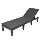 Rattan Sun Lounger with Cushion