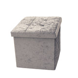 Foldable Footstool/Ottoman Storage Box