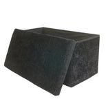 Velvet Foldable Footstool/Ottoman Storage Box
