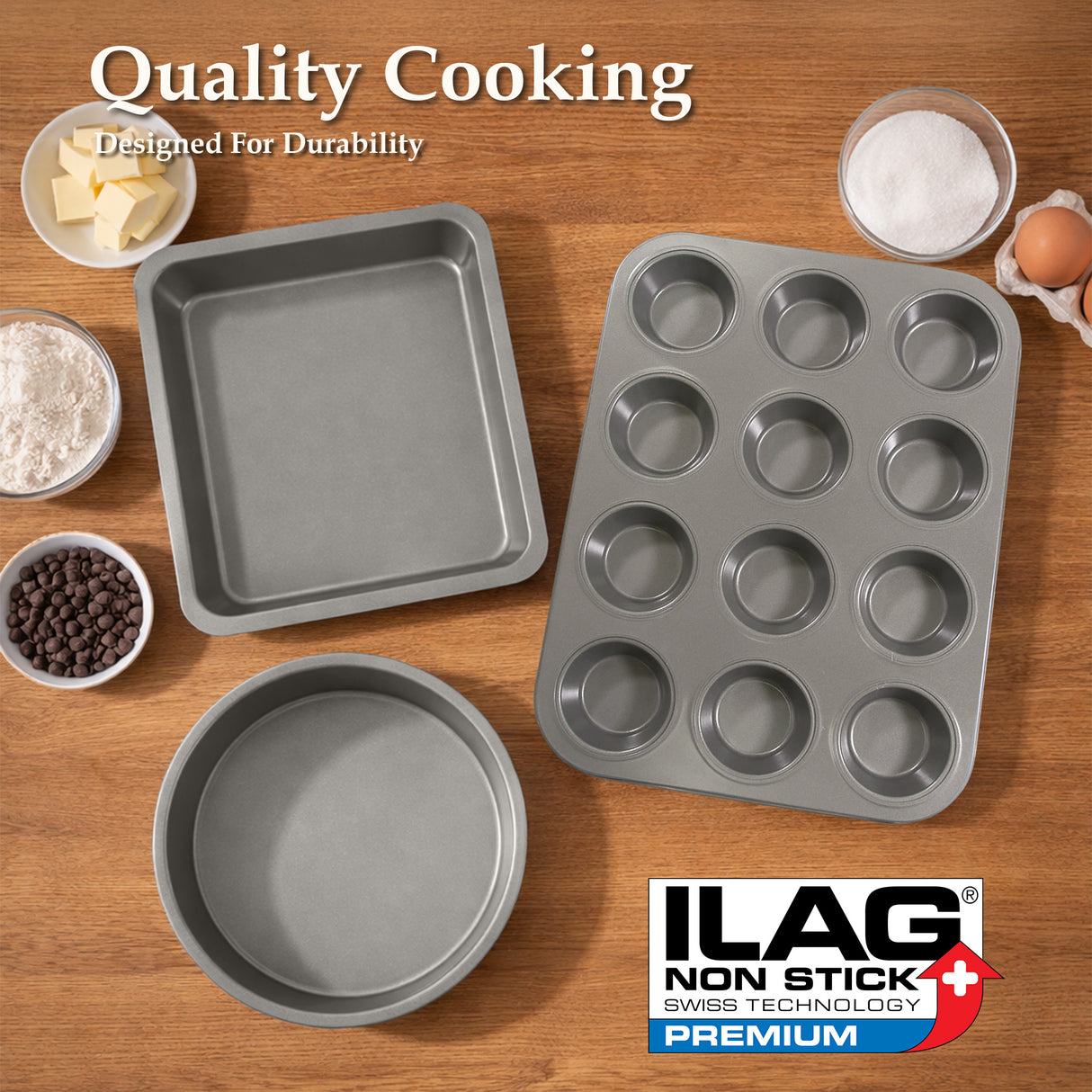 Non-Stick 6 Piece Baking Set