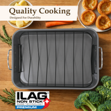 Non-Stick Roasting Tray with Removable Wire Rack