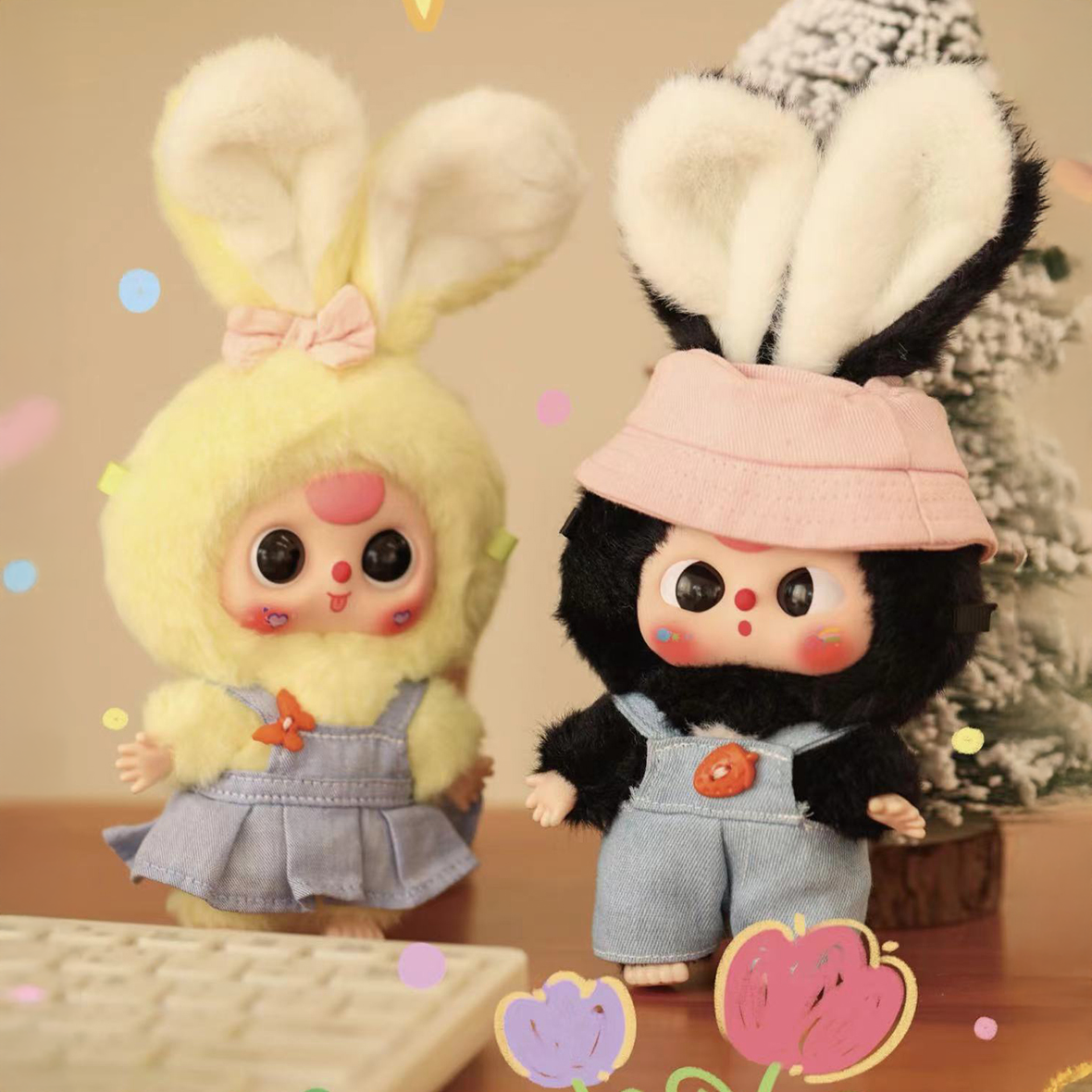 Baby Three Macaron Cute Bunny | Collectible Blind Box