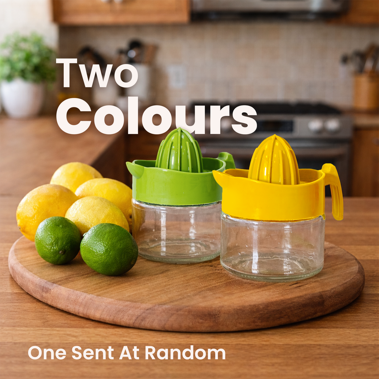 Fruit Juicer Lemon Squeezer | 300ml Manual citrus Juicer | Multifunctional Hand Press Juice | Assorted Colours – One Sent at Random