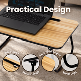 Laptop Bed Table with Foldable Legs Tablet Mobile Sofa TV Dinner Bed Table Tray Portable Breakfast Desk Stand