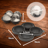 Libbi Lou Silicone 4 Circle Ice Cube Tray