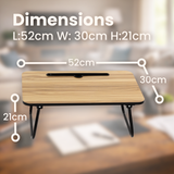 Laptop Bed Table with Foldable Legs Tablet Mobile Sofa TV Dinner Bed Table Tray Portable Breakfast Desk Stand