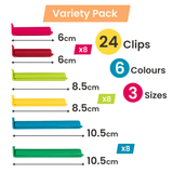 24Pcs Bag Clips for Food Storage