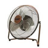 KÜHL Metal Floor Fan Copper | Powerful Airflow | 3-Speed Settings | Adjustable Tilt | No Assembly Required | Free Standing Cooling Fan