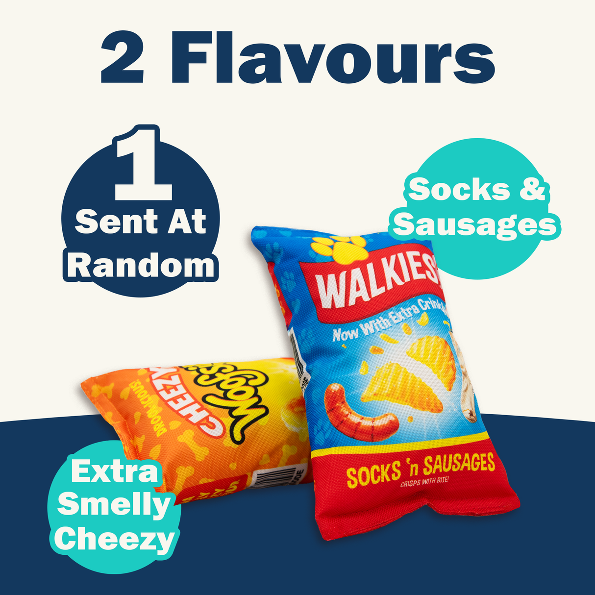 Crisp Bag Dog Toy