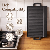 Reversible Cast Iron Griddle Plate