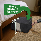 Set Of 3 90L Underbed Storage Boxes