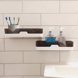 2 Wall Mounted Bathroom Shelf Organisers