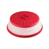 Microwave Cover for Food Collapsible Microwave Splatter Cover with Steam Vents Microwave Colander BPA Free - Assorted Colours