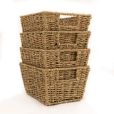 Set of 4 Seagrass Storage Baskets