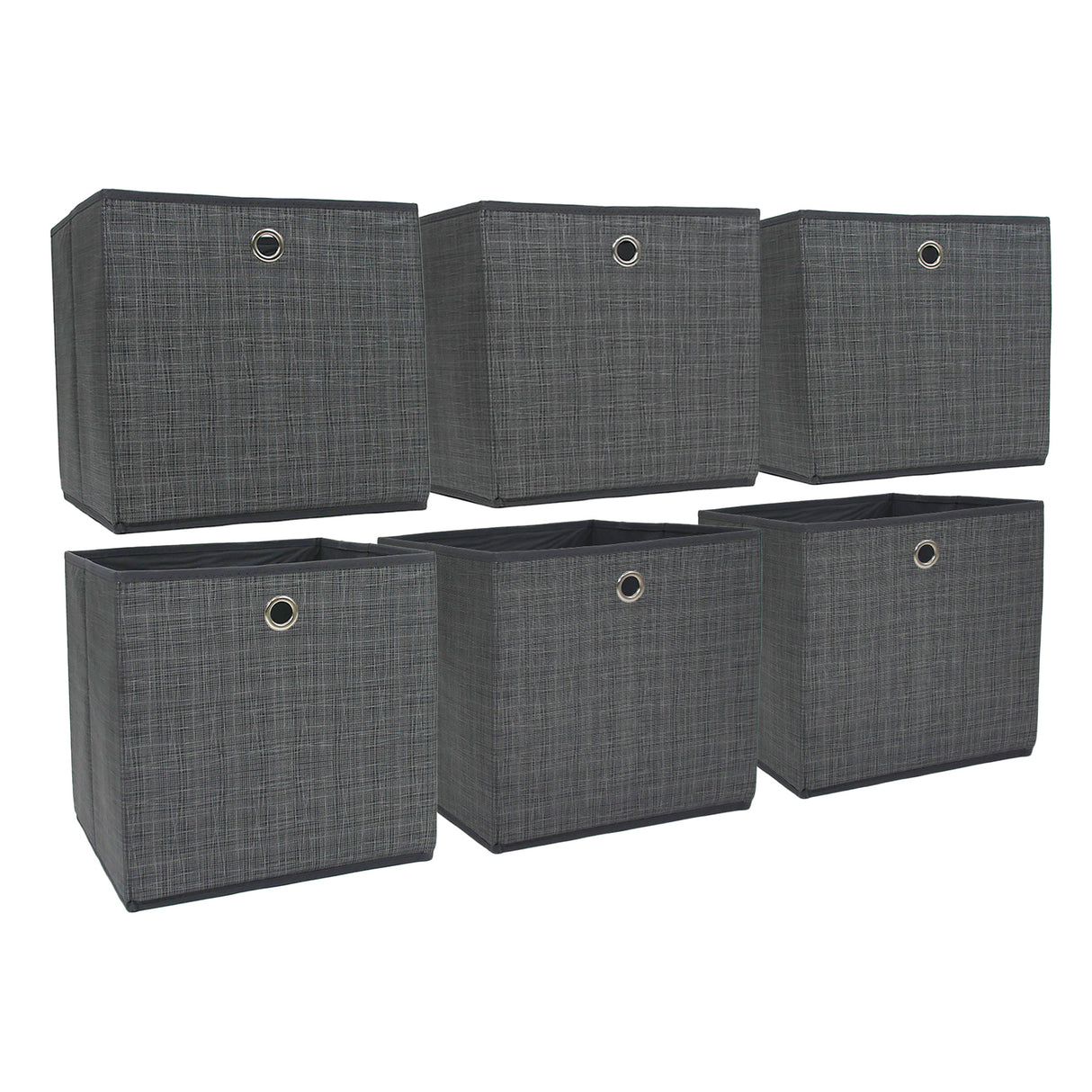 Fabric Storage Cube Boxes Set of 6
