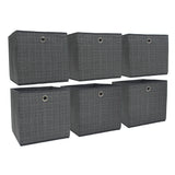 Fabric Storage Cube Boxes Set of 6