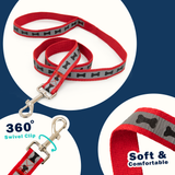 Reflective Dog Collar and Lead Set