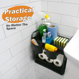 2 Black Bathroom Organisers