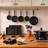 22 Piece Basic Cookware & Untensil Starter Cooking Set