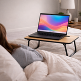 Laptop Bed Table with Foldable Legs Tablet Mobile Sofa TV Dinner Bed Table Tray Portable Breakfast Desk Stand